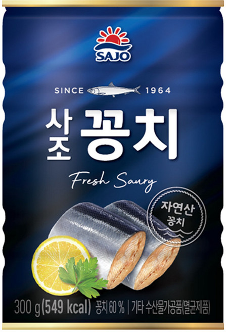 [사조대림] 사조 꽁치 300g x24개 /통조림/캔, 24개