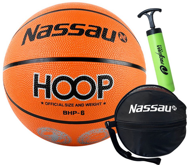 낫소 후프 농구공 5호 6호 7호 + 공가방 + 펌프 세트, 낫소농구공7호+NS공가방+D펌프