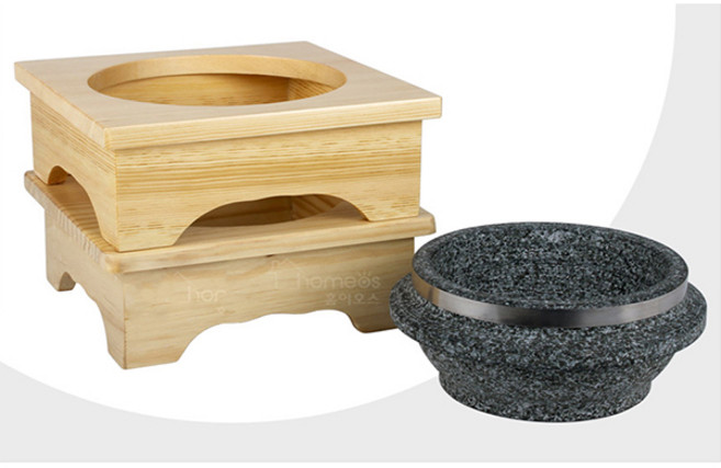 가마솥/돌솥 나무받침/돌솥받침/목기받침/나무받침대, 나무받침대, 1개