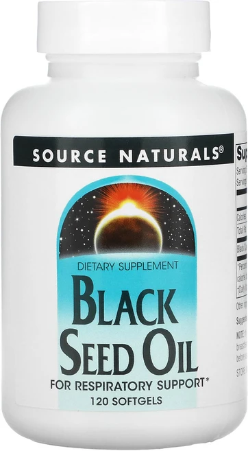 Source Naturals 블랙 씨드 오일 소프트 젤 120정, SourceNaturals블랙씨드오일소프트젤120정, 1개 - 쿠팡