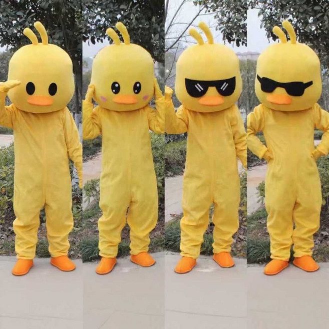 오리인형탈 캐릭터 행사 연극 잠옷 복장 축제 동물