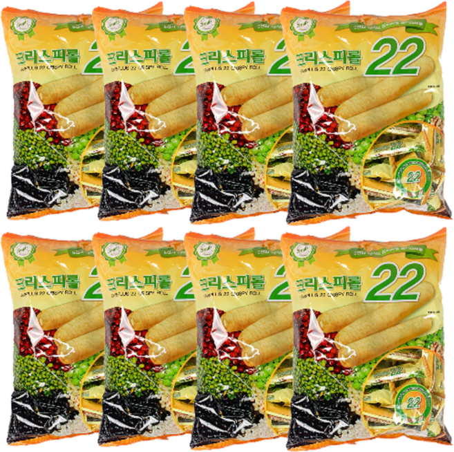 크리스피롤22 - 18개입 / 60개입, 550g, 8개