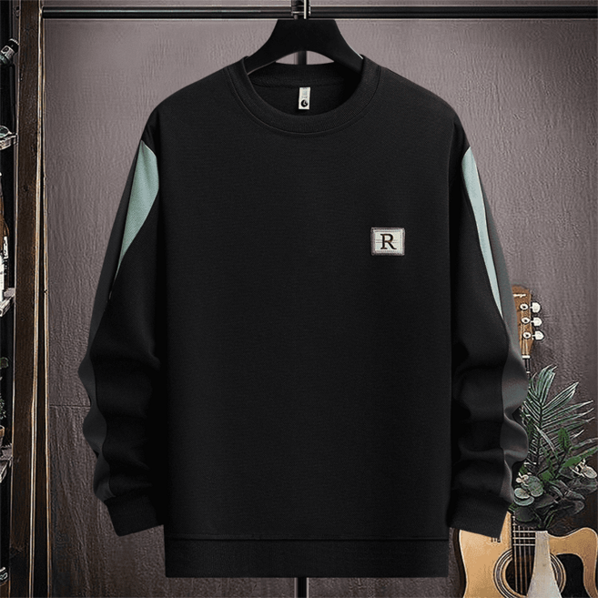 꽃소담 남자 춘추 오버핏 맨투맨 빅사이즈 라운드티 긴팔 티셔츠