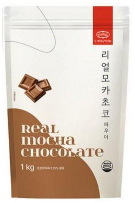 리얼모카초코 파우더 까로망, 1kg, 1개