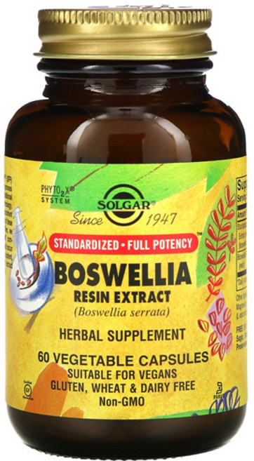 솔가 보스웰리아 레진 추출물 베지터블 캡슐, 60정, 1개