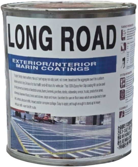 메가 롱로드 1L 도로표지용 페인트 노면표지용 도로용 아스팔트 차선 주차선, 1개, 백색