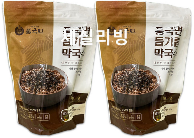 픙국면 들기름 막국수 6인분 798g, 2개