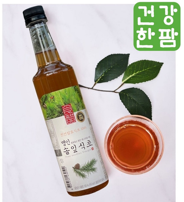 [발효이야기] 솔잎 식초 3년 숙성 자연 발효 국산 건강 음용식초, 1개, 500ml