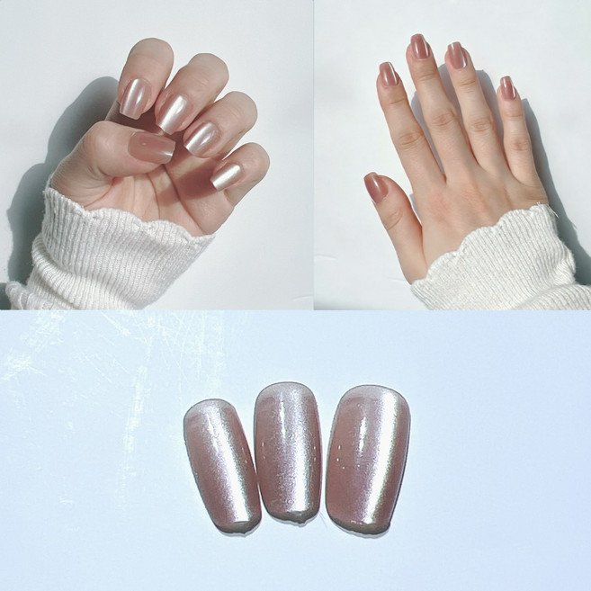 MoodroAll 셀프 네일 자석젤 네일팁 30p, 1개, 009. 벚꽃은하수