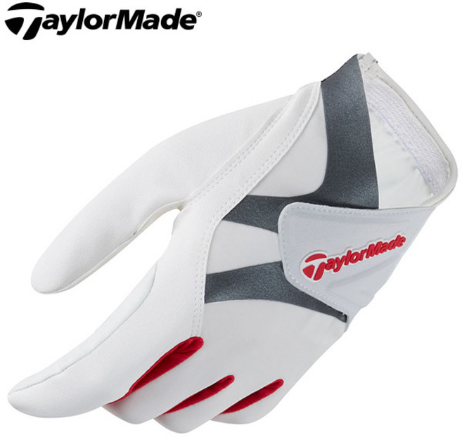 테일러메이드 SMARTCROSS 골프장갑, 1개, 화이트/레드