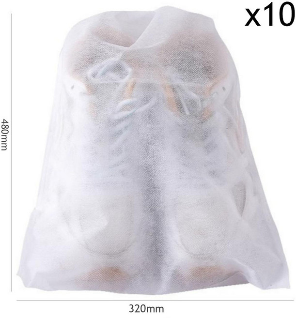 JS 방진 여행용 신발커버 파우치 10개 1세트