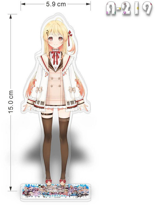 애니메이션 기모노 귀여운 홀로 라이브 스타일 유튜버 활동 게임 아크릴 스탠드 데스크탑 장식품, A. 15 cm, 5. sku-120, 1개