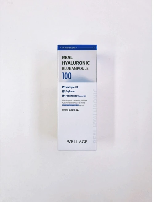 웰라쥬 리얼 히알루로닉 히알루론산 블루 100 앰플, 60ml, 1개 - 쿠팡