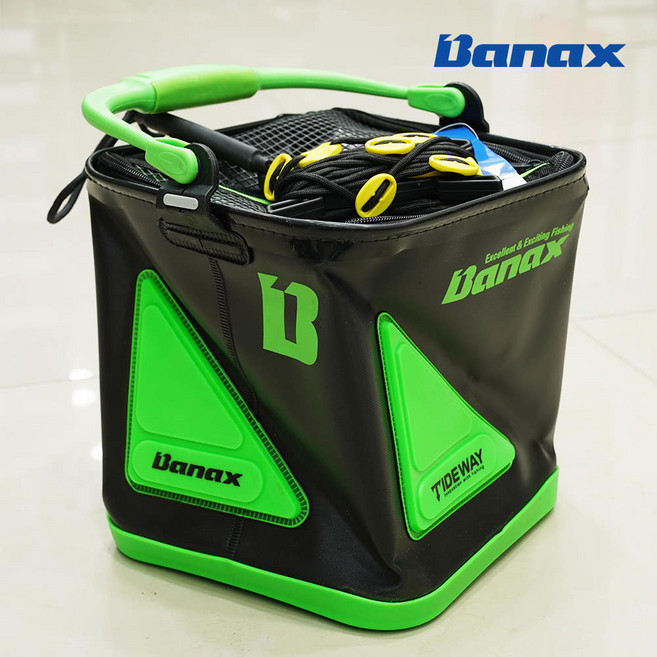 [바낙스] 접이식 두레박 BLA 24 살림통, 블랙