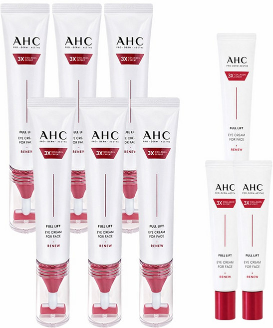 AHC 풀 리프트 아이크림 포 페이스 40ml x 6개+12ml x 3개, 1개, 276ml