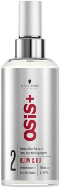 OSiS+ 슈왁스코프 오시스 플러스 블로우 앤 고 스무스 드라이 스프레이 200ml, 1개