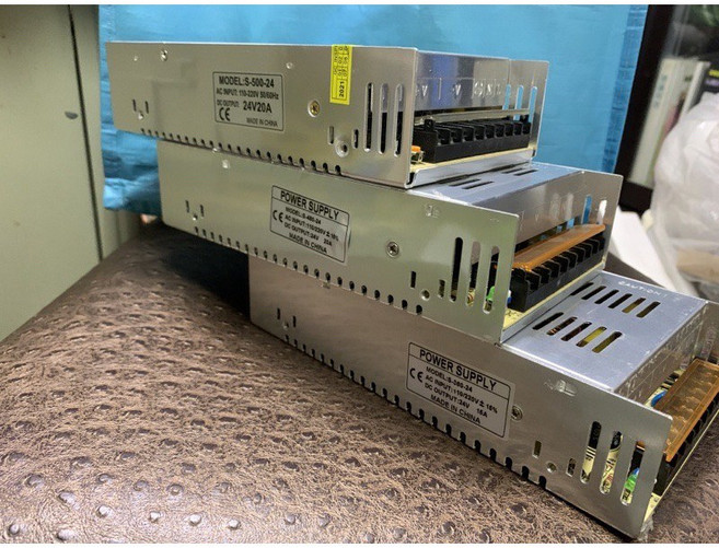 AC轉DC電源 24V 360W 開關電源 監控電源 直流電源 穩壓, 24V10A無風扇,無AC線