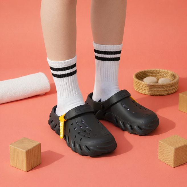 보노픽 무중력 족저근막염 방지 남여공용 미끄럼방지 샌들 슬리퍼