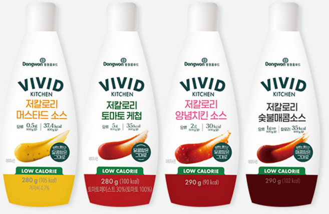 [집들이선물] 저칼로리소스 4종 세트 (케첩+머스타드+양념치킨+숯불매콤), 1개, 상세 설명 참조, 500ml