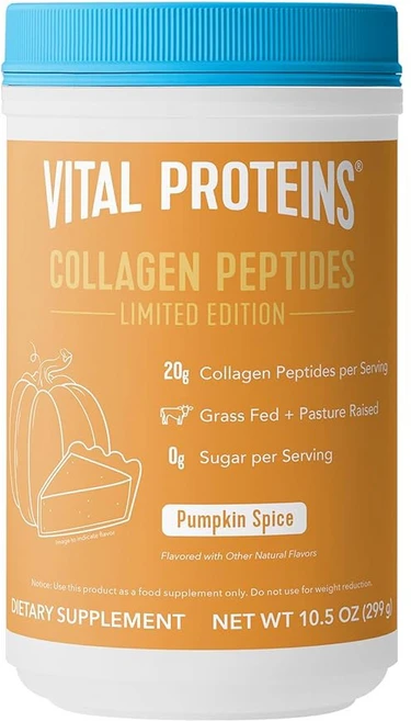 바이탈 프로틴 콜라겐 펩타이드 파우더, Pumpkin Spice, 14 Servings (Pack of 1), 299g - 쿠팡