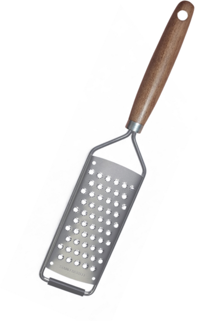 (홈앤스토리) 코디 우드핸들 스텐304 치즈 그라인더, 1개