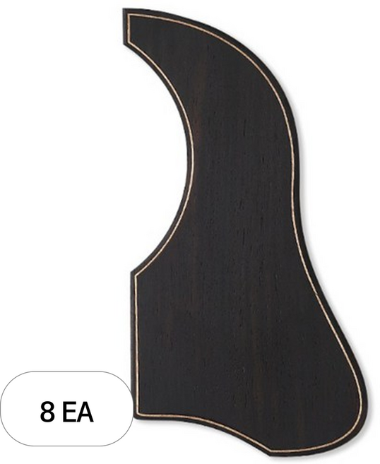 고퍼우드 로즈우드 픽가드 0.8mm G-AGPG-W, 8개