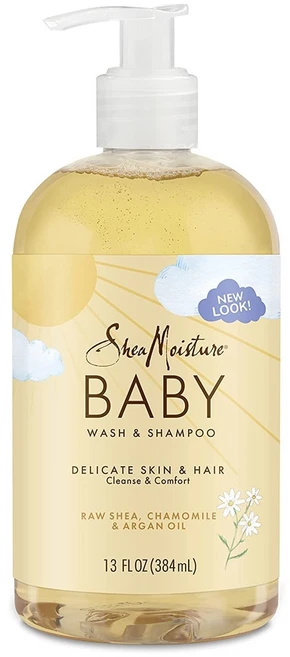 SheaMoisture 시어모이스처 베이비 샴푸 앤 워시 카모마일향 384ml 2개 - 쿠팡