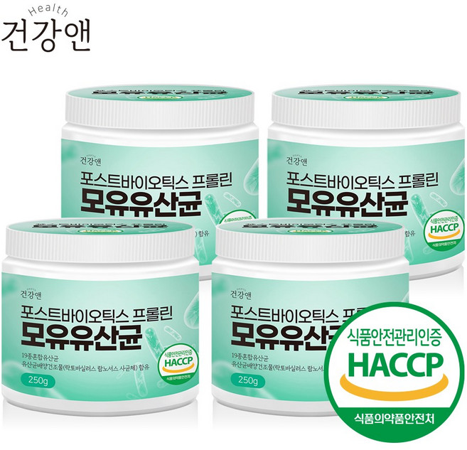 포스트바이오틱스 프롤린 모유 유산균, 250g, 4개