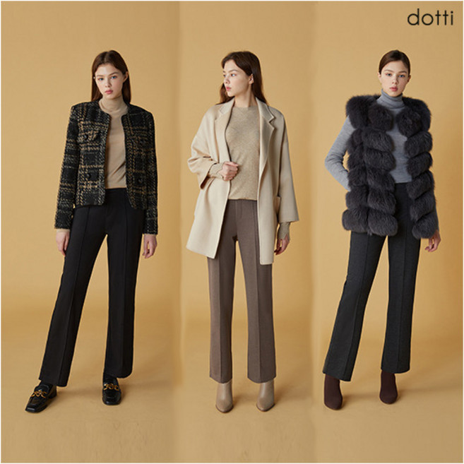 도티 25FW 여성 올인원 기모 팬츠 3종 (PLLW)