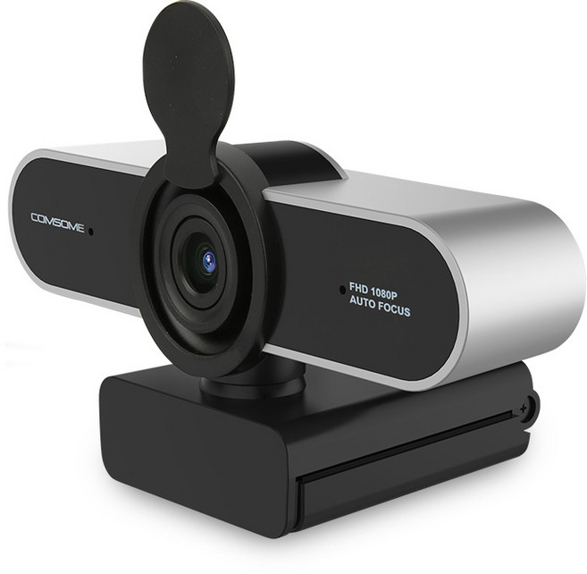 컴썸 USB 웹캠 카메라 PWC-500, PWC-500(실버)