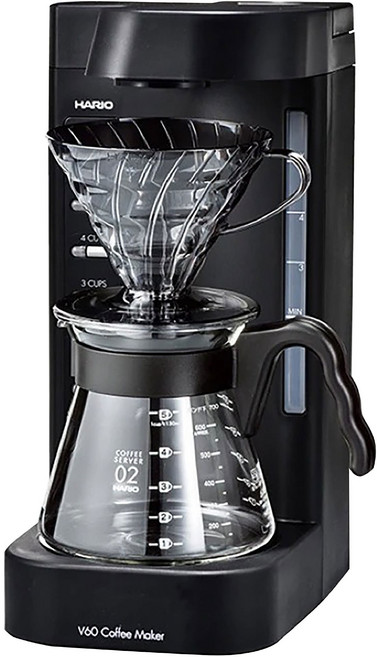 HARIO V60 珈琲王二代咖啡機 EVCM2-5TB 具備悶蒸功能, 1個, 珈琲王 二代, 750ml