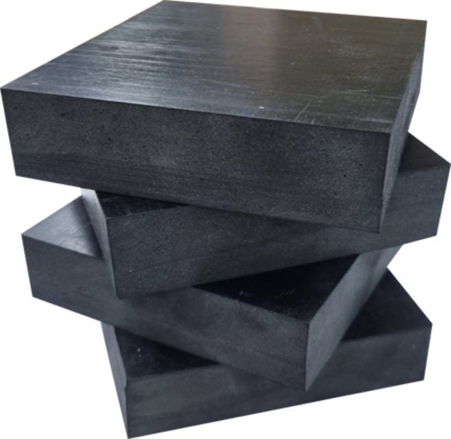 민무늬 방진 고무판 진동방지패드 두께30mmX10cmX10cm, 4개