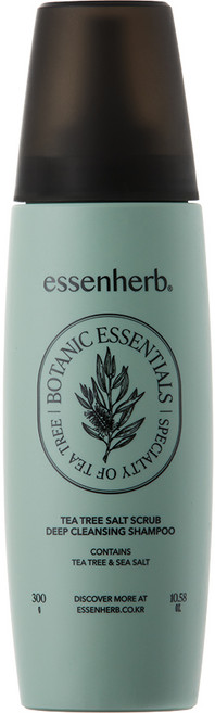 에센허브 티트리 솔트 스크럽 딥 클렌징 샴푸, 1개, 300g