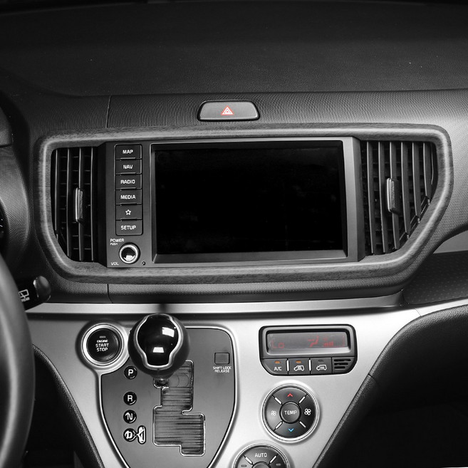 카스타 호환 더뉴 레이 튜닝 용품 센터페시아 송풍구 커버, 무광우드