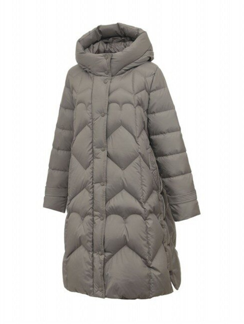 디즈니골프 디즈니골프 여성 후드 구스다운 롱 패딩 점퍼 DM4LJP033