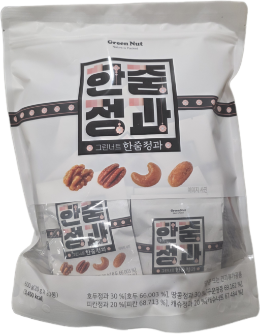 그린넛 한줌 정과, 30개, 20g