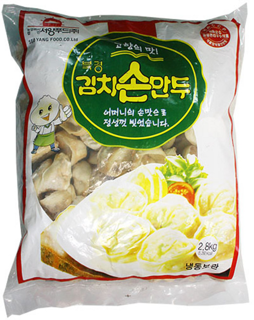 서양푸드 북경 김치손만두2.8kg, 1개, 본품선택, 2.8kg