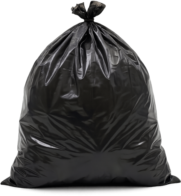 다패킹 튼튼한 재활용 분리수거 평판 검정 비닐봉투, 100개, 40L