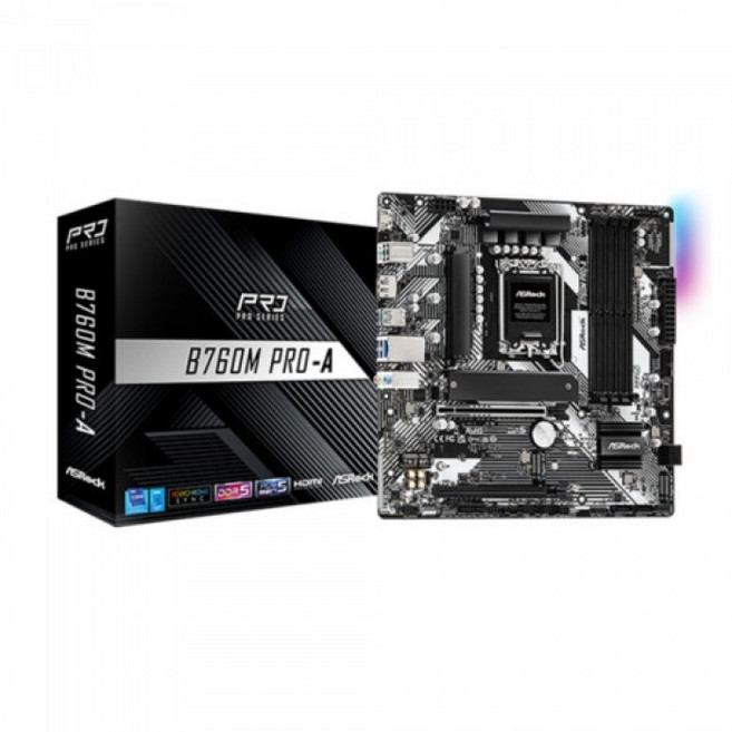 ASRock B760M Pro-A 인텍앤컴퍼니 M-ATX 인텔 1700소켓 메인보드