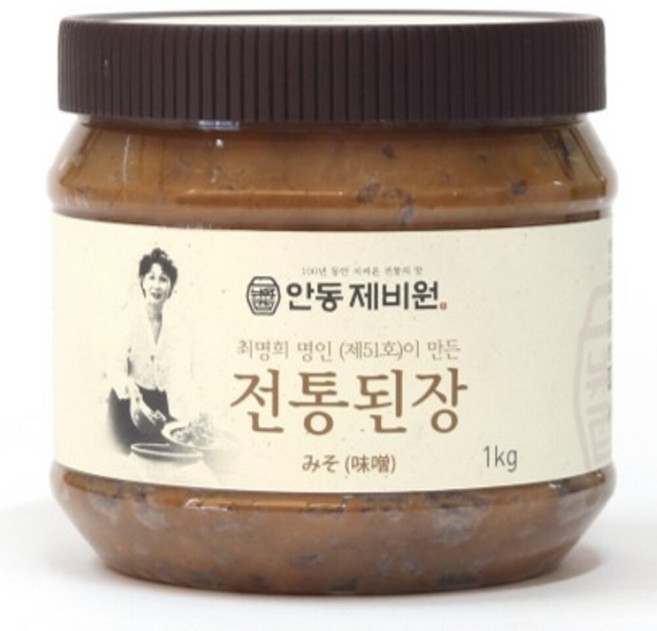 안동제비원 전통된장, 1kg, 1개