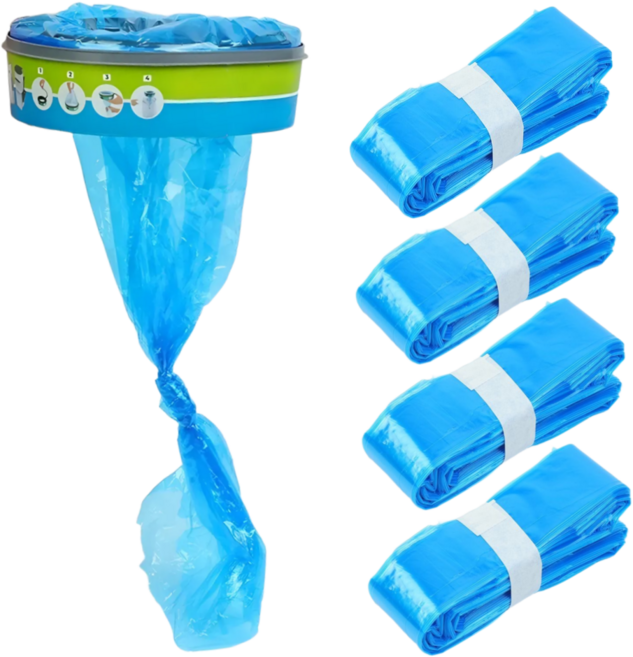 루비사랑 리터락커 리필 호환 에어씰봉투, 오리지널 블루, 4개