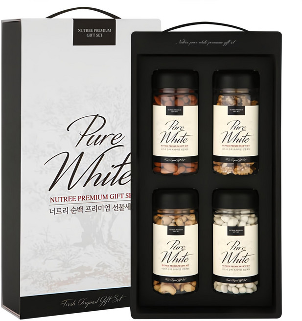 Nutree 堅果禮盒 白色 3號, 1組
