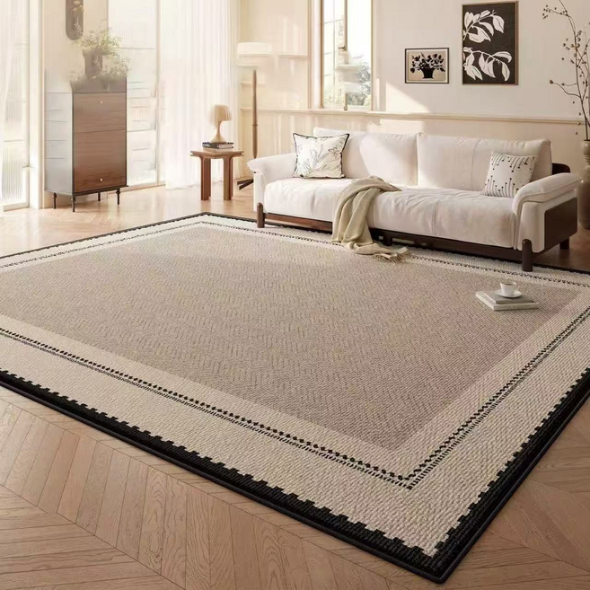 EINYAN 거실 카페트 방수 러그 먼지없고 거실 카페트 미끄럼방지 러그