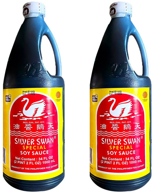 Silver Swan Soy Sauce 실버스완 간장 385ml, 2개, 1L