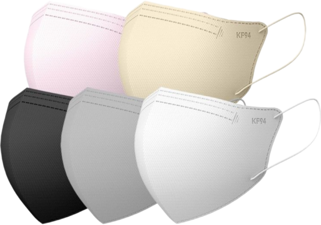 여름 숨편한 얇은 새부리형 마스크 KF94 대형 100매 비말차단, 1개, 100개입, 그레이