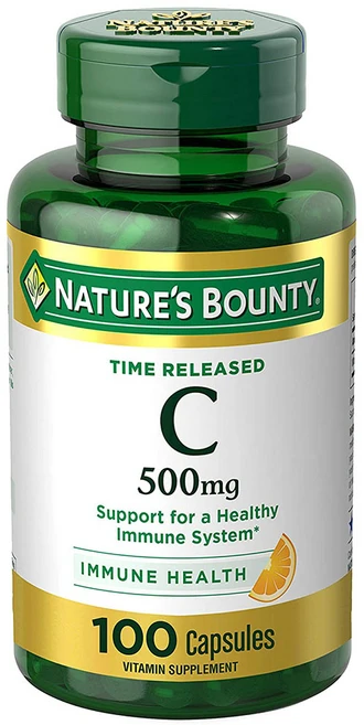 네이쳐스바운티 퓨어 비타민 C 500mg 캡슐, 1개, 100정 - 쿠팡