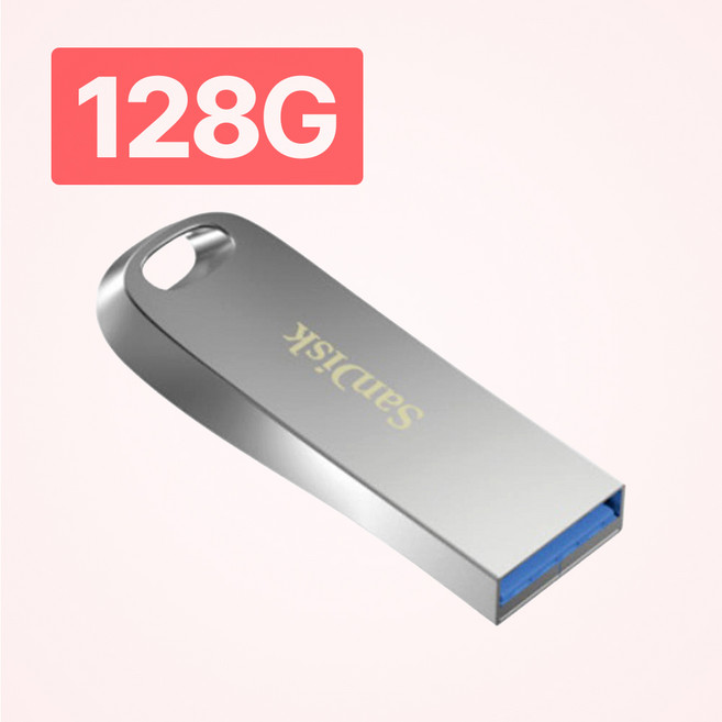 샌디스크 울트라 럭스 USB메모리 3.1 SDCZ74 SDCZ74-128G, 128GB, 1개
