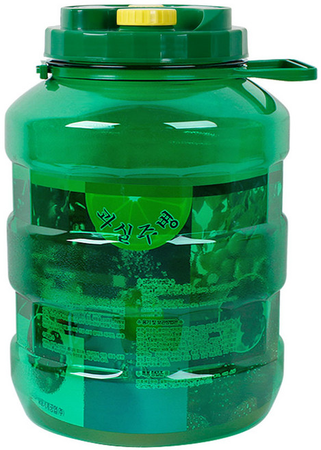 PET 뉴그린 주병 술병 과일주 과실청 매실병 대용량 통 밀폐 저장 보관용기, 1개, 10L