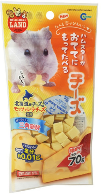 미니멀랜드 마루칸 소동물용 치즈큐브 간식, 70g, 1개