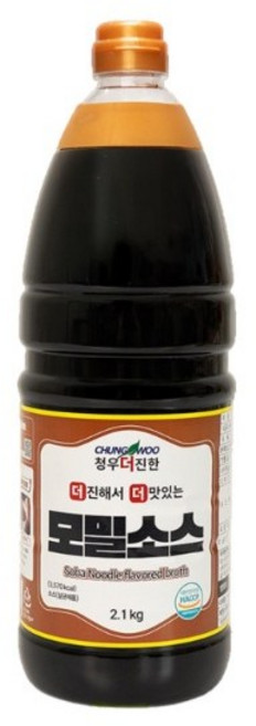 청우더진한 메밀소바육수 메밀국수소스 청우모밀소스 2.1kg, 1개